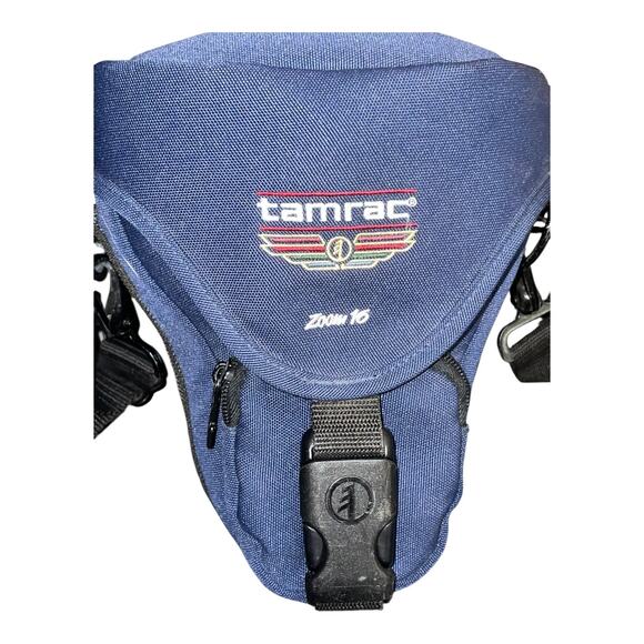 Tamrac Zoom16 Camera Bag SLR Digital Pockets Shoulder Belt Loop 5516 Blue - Picture 4 of 14